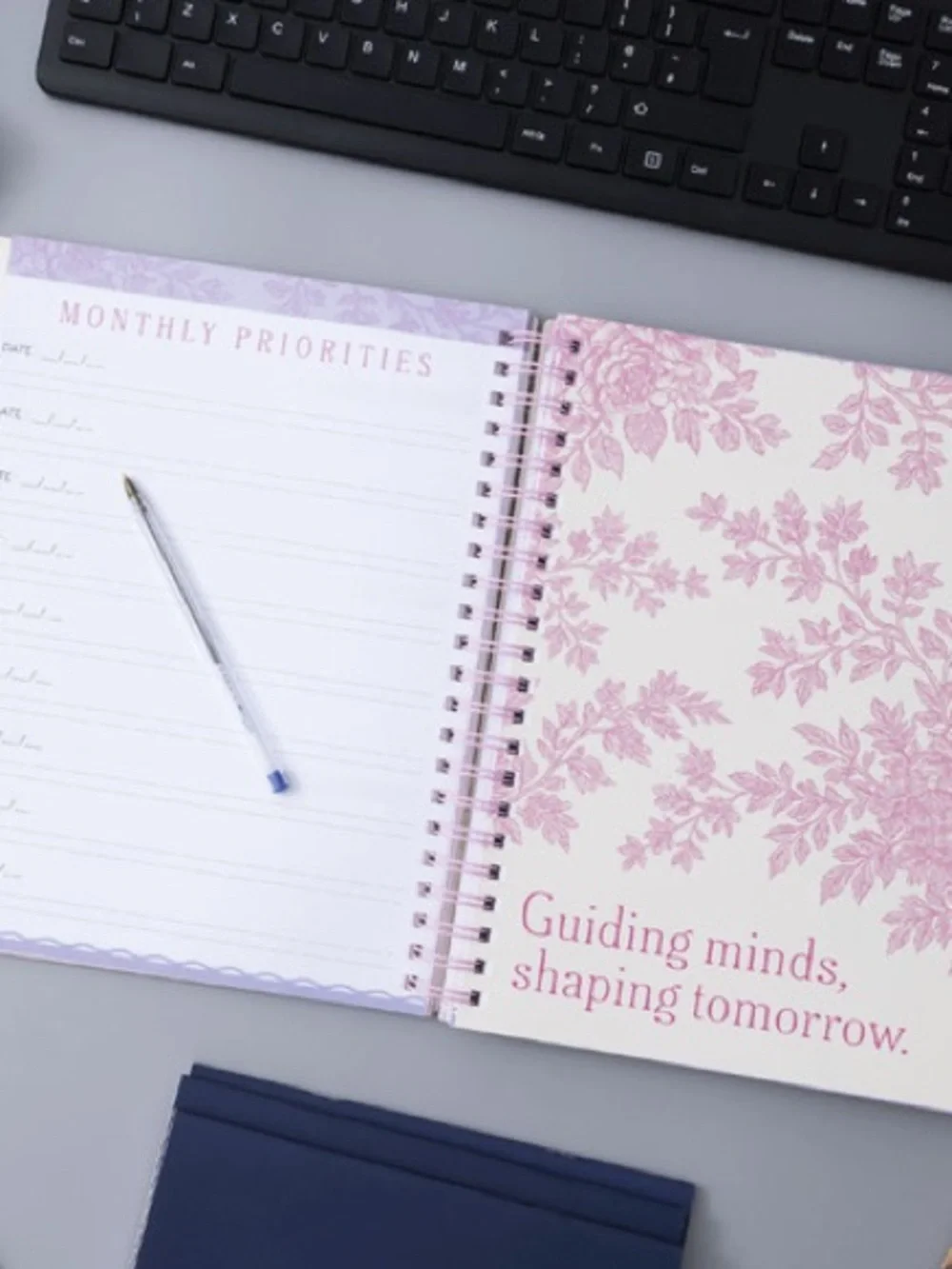 Penbrook Teacher Planner 2026-2027 - pink  floral